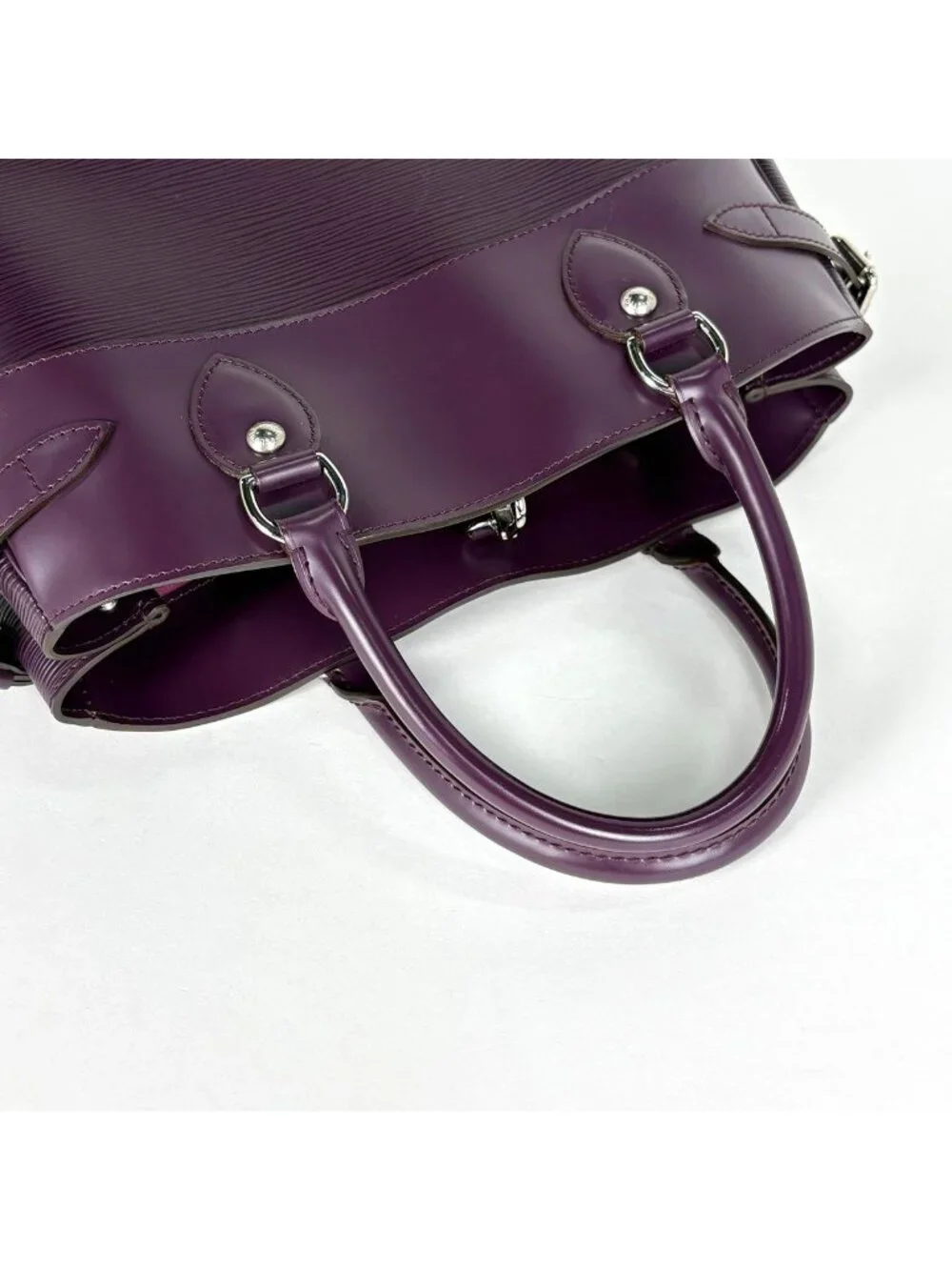 Louis Vuitton Passy PM Tote Epi Cassis